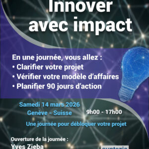 Billet – Atelier Innover avec impact (14 mars 2026)